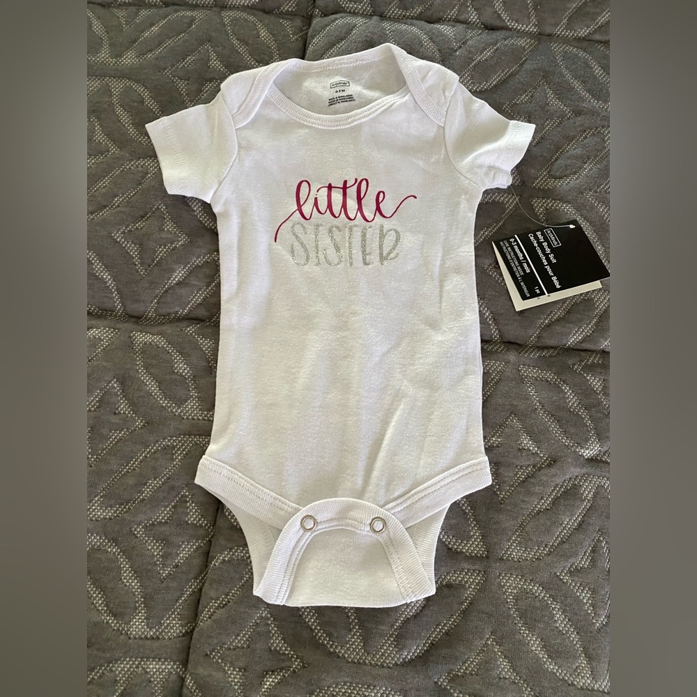 Infant Little Sister Bodysuit BNWT